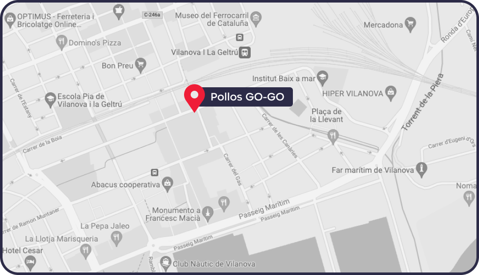Mapa Pollos Go-Go